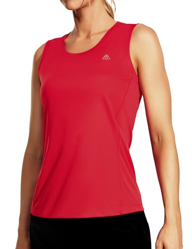 Haimont Women's Workout Tank Tops Mesh Quick Dry Sleeveless Shirts Athletic Shirts for Running Yoga Gym