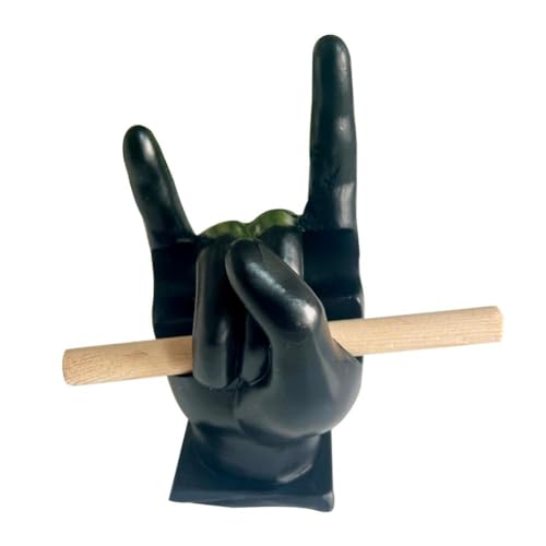 SHUZHENG Présentoir de baguettes de batterie, cadeau créatif, cadeau créatif, batteur, support en résine, décoration de chambre, support de baguettes de batterie, accessoires de baguettes de batterie