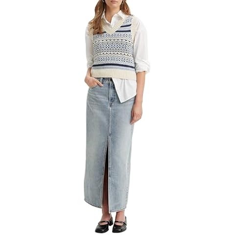 Levi's Women's Ankle Skort with Slit Cover