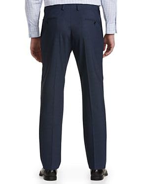 Synrgy by DXL Big and Tall Performance Lange Flat-Front Suit Pants2