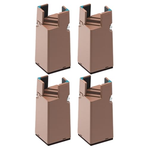 Furniture Risers Bed Legs – 4 paquetes de mesa para sofá silla elevadora Blocks | Long Lasting Creatives Bed Lift And Height Extender For Furniture Easy Installation Estable Support For Home Office