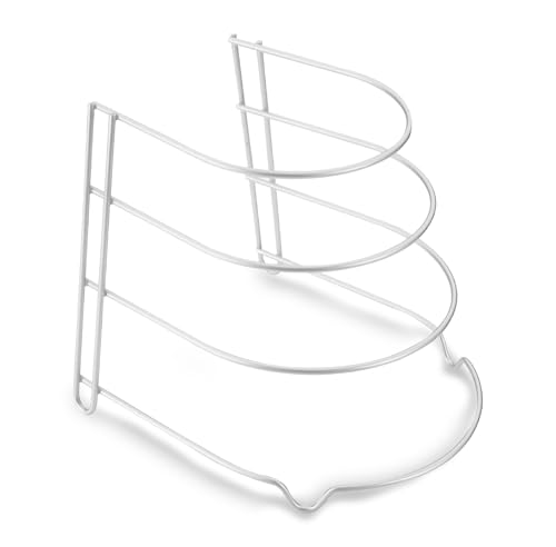 EUROXANTY Organizador para sartenes | Porta platos | Porta platos para mesa de cocina y fregadero | Sirve para ahorrar espacio | Separador de platos | 26 cm