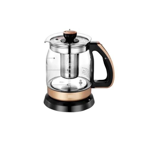Tetera eléctrica multifuncional con infusor de té 1.2L vidrio miniatura 1
