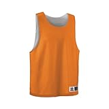 Women's Lacrosse Reversible Pinnie - S/M/Orange/White