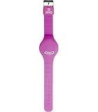 cambiar hora reloj zitto Material: Plástico Zitto - Reloj con LED con correa de silicona Glam Violet, color violeta, tamaño grande