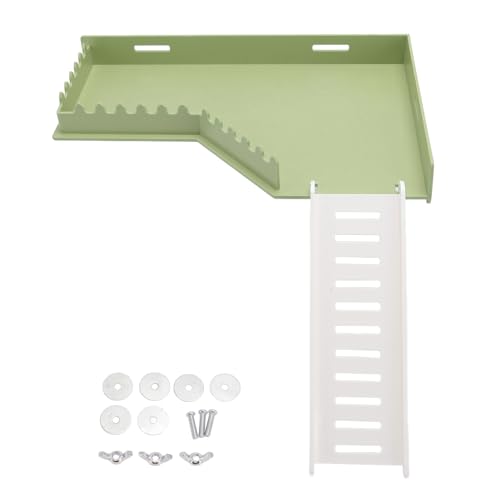 HEEPDD Hamster Platform Ladder Set, Large Space Fun Interactive Stand,