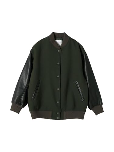 [シップス エニィ] WEB限定 バーシティ ジャケット 25AW 724150043 オリーブ ONE SIZE - SHIPS any(シップス エニィ) - 商品画像