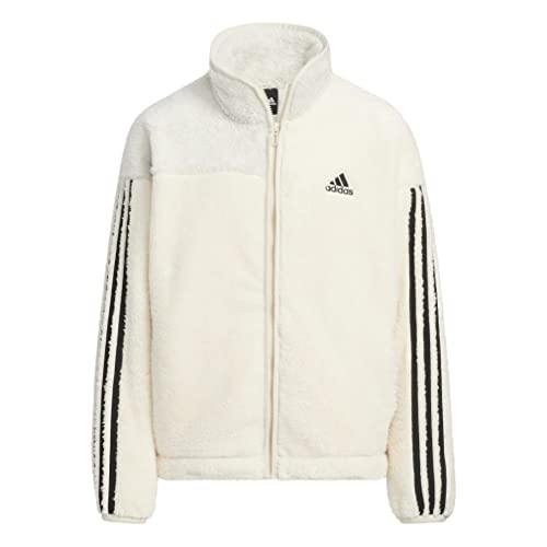 adidas(アディダス) YG ボアジャケット スポーツスタイル ウェア その他ウェア (VE270) (HM9582)アルミナ/ワンダー J120