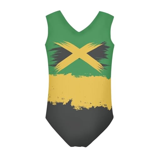 Image of Girls Cartoon Pattern One-Piece Swimsuits Sport Racer Swimwear Beach Bathing Suit, Size 5-14