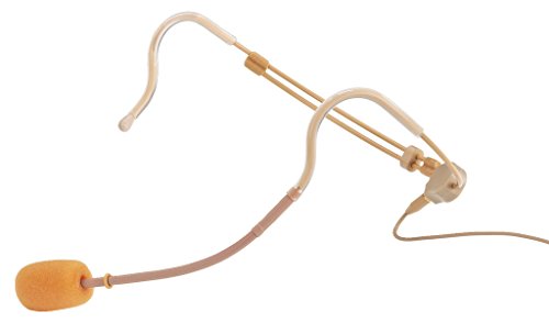 Jts cm de 214ulf Micrófono de diadema Electret, ajustable beige