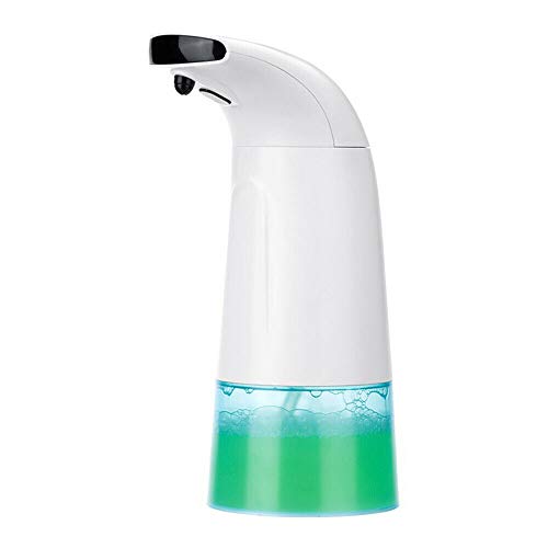 Preisvergleich Produktbild LWRhome Infrarotsensor Automatischer Seifenspender Berührungsloser Stand Schaum Handwascher, Freisprechender elektrischer Seifenpumpen-Lotionspender 250ML