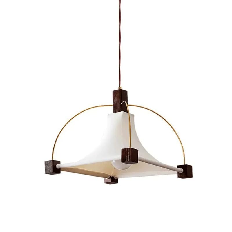 Lustre suspension rétro en tissu pour éclairer votre balcon ou chambre cosy