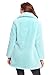 Fabulous-Furs Donna Salyers Mint Faux Fur Le Mink Jacket, Blue, X-Small