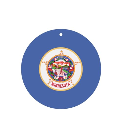 Minnesota State Flag Car Air Freshener Card - Quick Odor Elimination for Car, Bedroom & Wardrobe26