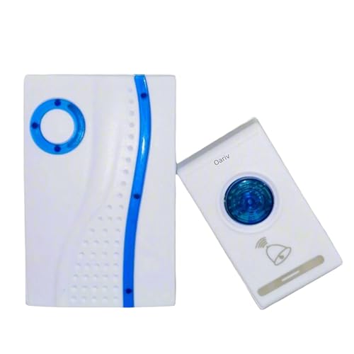 Image of Wireless Doorbell | Battery Powered Long-Range Door Chime with Various Ringtones | Ideal for Home, Office, Shop Us (Multi design)