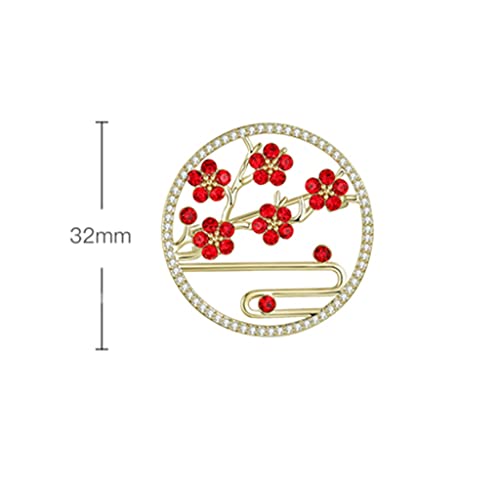Broche prune pour costume et épingle rétro élégante accessoire de mode - 2