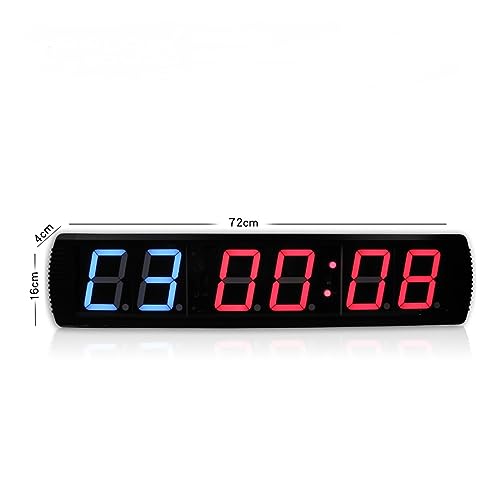 Temporizador digital deportivo 4 pulgadas aluminio azul miniatura 6