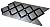 XUANINY Peel and Stick Metal Hexagon Tiles, Self Adhesive Decorative Waist Line Mosaic Tiles, Wall Panels for Kitchen Backsplash, Bathroom, Bedroom, Living Room (10 Frosted Grey)