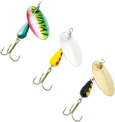 Panther Martin BOB3 Best of The Best Spinners Fishing Lure Kit - 1/8 oz - Assorted - Pack of 3
