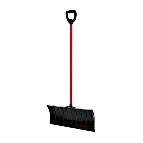 ERA Infinity Snow Shovel — 26-inch Pusher-Style Blade, Red/Black
