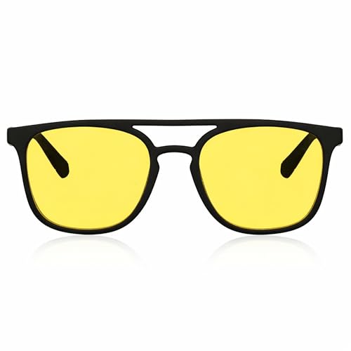 Image of Dervin UV Protected Yellow Lens Driving Polarized Sunglasses for Men & Women