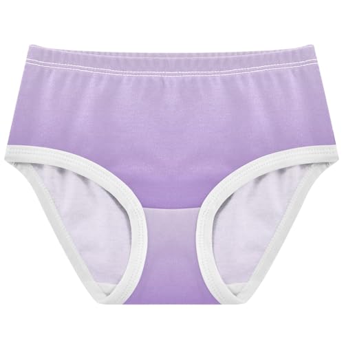 Joisal Magnolia Amethyst Gradient Ombre Cute Panties Girl Toddler Girls Underwear Cotton Durable Briefs Underpants 2t