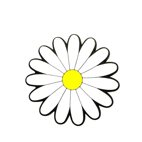 Flower Charms Compatible with Bogg Bags, Large Size Bag Insert Accessories, Personalize Your Tote with Decorative Daisy