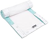 Bellochi Cojin Protector Cuna 180x30 cm - Certificado OEKO TEX - Chichoneras Cuna Universal de Suave - Protector Cuna Chichonera de Dos Caras para Colchón de 120x60 cm - Cumint