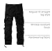 Match Men's Wild Cargo Pants(Black,34)