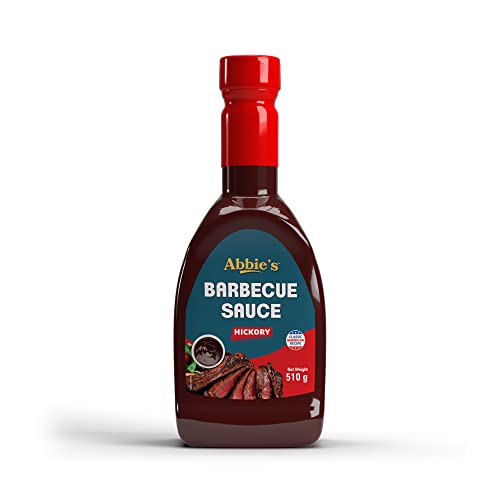 Image of Abbie's Barbecue Sauce Hickory 510 g Perfect on the barbeque grill l Enjoy with Grilled Vegetables| Add to pizza sauce for smoky zing| Mix with Mozzarella cheese onto your Pizza Base