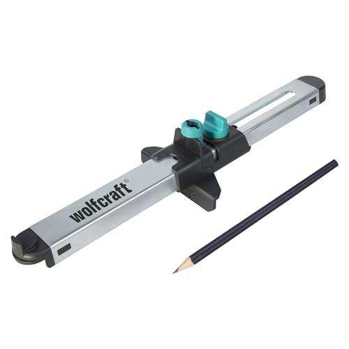 wolfcraft Laminat-Einpasser I 6952000 I Zum Exakten Ausmessen der letzten Laminatreihe