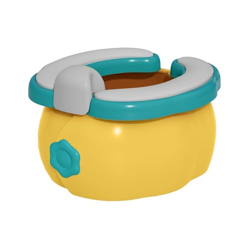 Childrens Portable Toilet Seat, Cute Pumpkin Shape Lightweight Potty Chair, no deslizante, para niños de edad 2-6, Camping Baby Supplies for Travel and Home, 11,02 x 9,45 x 6,5 pulgadas