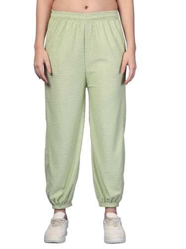Image of UZARUS Women's Ultra-Soft Baggy Fit /Relaxed Fit Joggers with Side Pockets & Gripped Hem