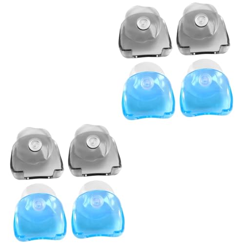 PATKAW 2 Juegos Soporte Para Maquinilla De Afeitar Perchas Para Ropa Ventosas Afeitadora Hojas De Afeitar Para Hombres Estante Para Ropa Montado En La Pared Ventosas 4 Uds * 2