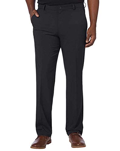 Greg Norman Men's 5 Pocket Travel Pant (36x32, Black)