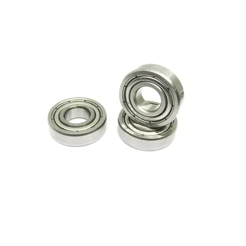 Rodamiento S697ZZ de acero inoxidable 7x17x5 mm resistente para motores 10 uds