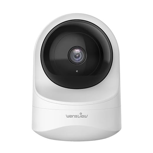 Baby Monitor Camera, Wansview 1080PHD Wireless Security Camera for Home, WiFi Pet Camera for Dog and Cat, 2 Way Audio, Night Vision, Works with Alexa Q6-W
