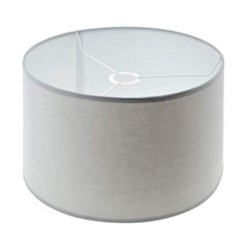 Preisvergleich Produktbild Lampenschirm Grau Rund E27 Ø40 cm für Hängelampe Pendellampe