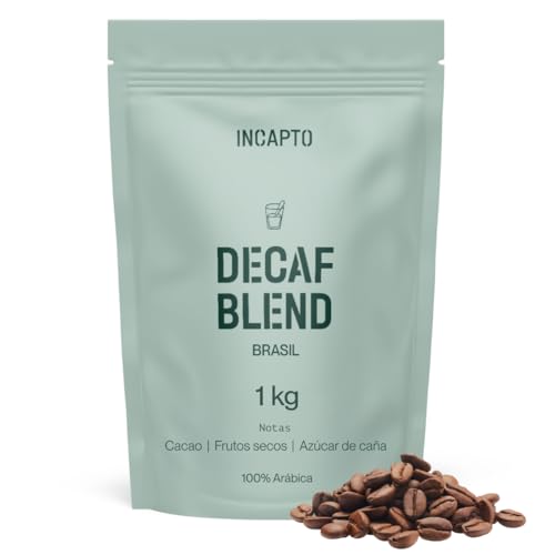 Los 10 mejores cafés en grano illy descafeinado Incapto Café Descafeinado de Especialidad en Grano 1kg | Selección de cafés 100% Arábica de Brasil | Proceso Swiss Water - Descafeinización Natural al Agua | Decaf