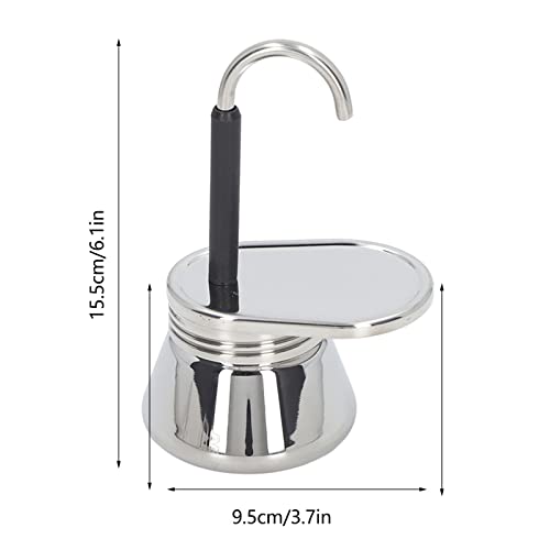 Pot moka en acier inoxydable de haute qualité à bouche unique - 7