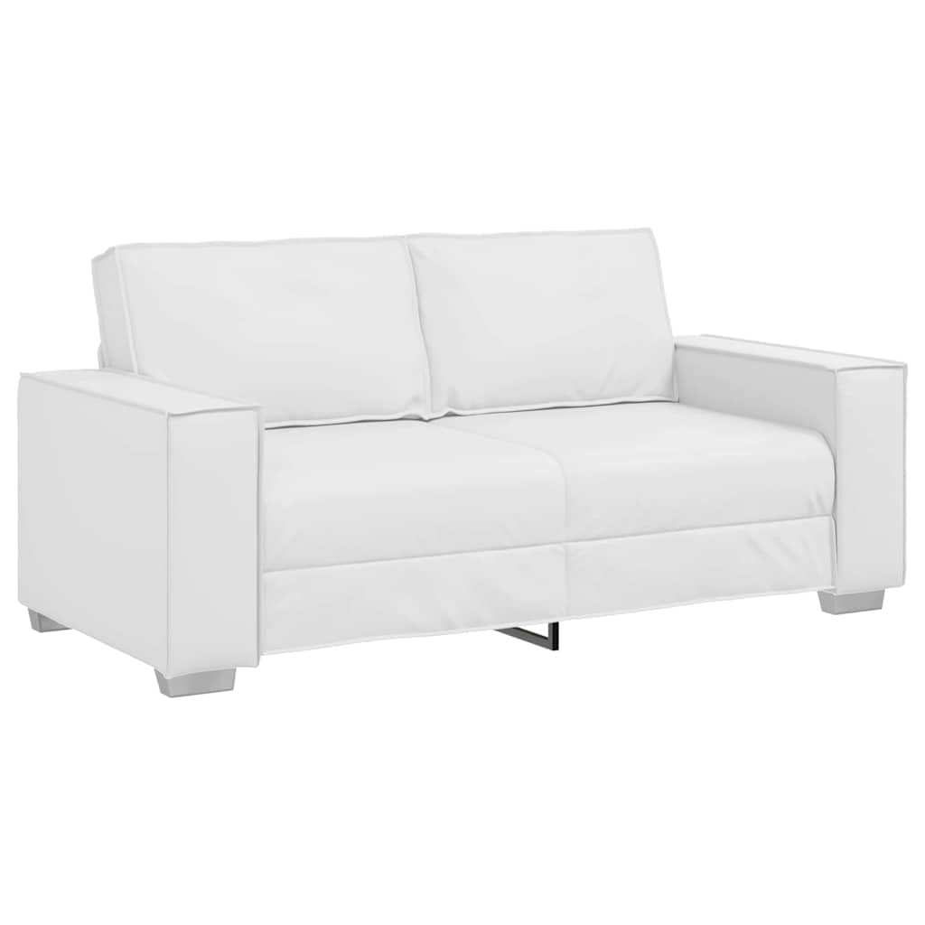 vidaXL Sofa dwuosobowa Biały 180 cm Skóra ekologiczna | Elegancki i nowoczesny wygląd, który pasuje do każdego wnętrza, Zapewnia idealną przestrzeń do relaksu,