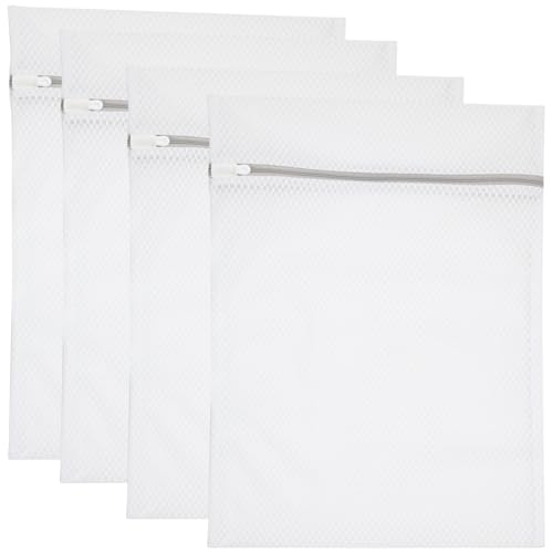 Set of 4 Mesh Laundry Bags, 12 x 16 Inches lingerie bags for Laundry (4)