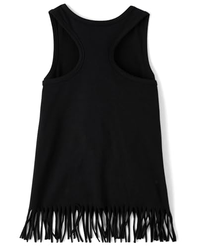 Image of The Children's Place Girls' Graphic Fringe Tank Tops