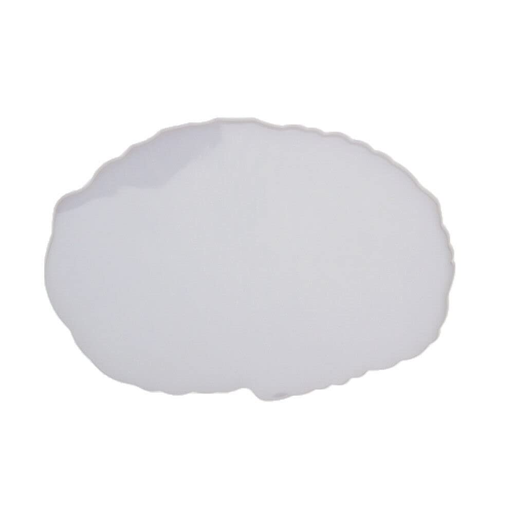R H LIFESTYLE Silicone Oval Tray Plate Dish Casting Resin Molds for DIY (Oval Trinket Mould - 14 inch)