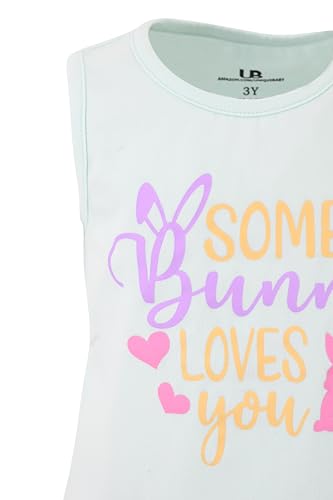 Image of Unique Baby Girls Toddler Big Kid Sleeveless Tank with Pom Pom 2pc Shorts Set Outfit