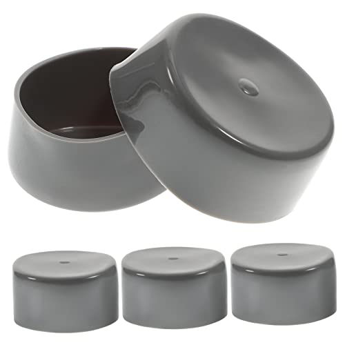HEALLILY 8pcs Trailer Wheel Rubber Caps Dust Cap for Trailer Axle Wheel Rim Hub Cover Bearing Protectors Rust- Cover for