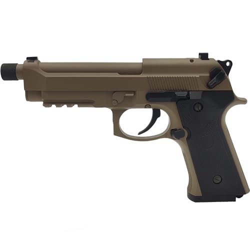 Saigo Defense Airsoft Pistolet Électrique AEP / CM132S Automatique/Coup par Coup et Rafale/Tan (Désert) / Plastique ABS et Métal/Puissance 0.5 Joule