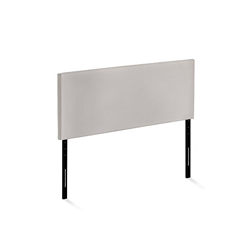 FURINNO Roanne Plain Headboard, Full, Fog