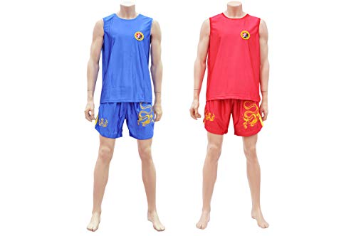 Tenue Sanda bleu motif Dragon ShenLong Club taille M