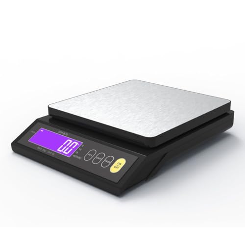 Báscula digital recargable 10kg 1g negra miniatura 7